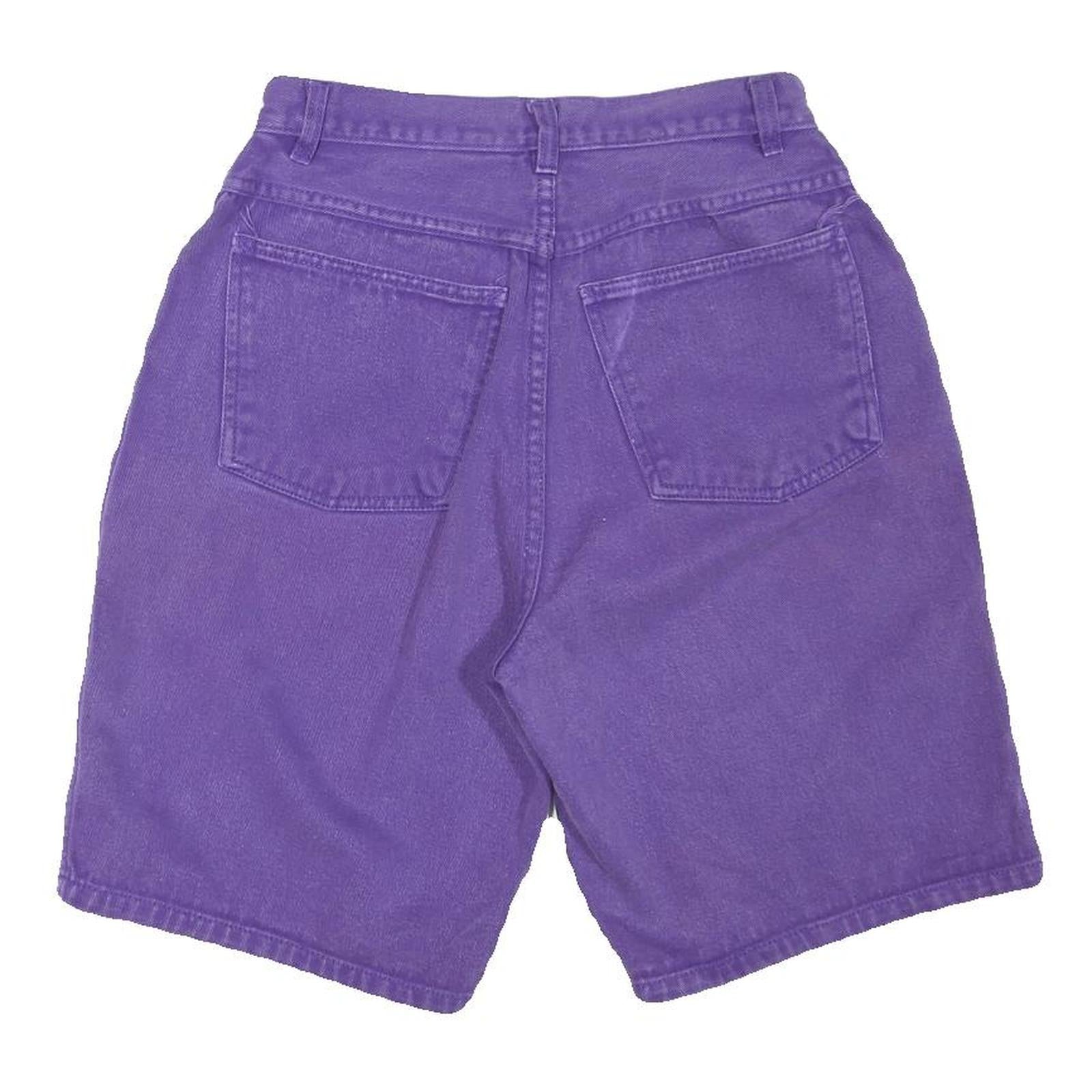 RIO Womens Shorts Purple Casual Regular Fit M W28 Comfortable Cotton Blend