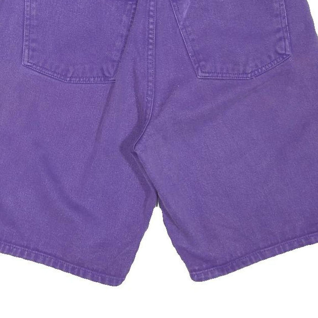 RIO Womens Shorts Purple Casual Regular Fit M W28 Comfortable Cotton Blend