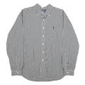 RALPH LAUREN Mens Black & White Check Shirt 2XL Classic Fit Button-Down Collar