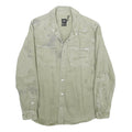 ZARA Mens Beige Cotton Distressed Button Jacket XL Woven Casual Wear