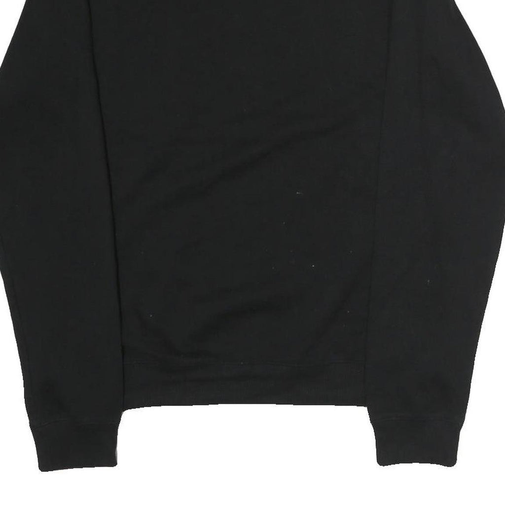 KAPPA Mens Black Cotton Crew Neck L Sweatshirt Camouflage Logo Pullover