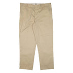 DICKIES 874 Workwear Mens Trousers Beige Relaxed Straight W42 L32