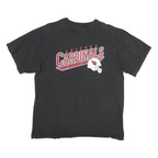 REEBOK Mens Black Arizona Cardinals Football Club Graphic T-Shirt S Crew Neck