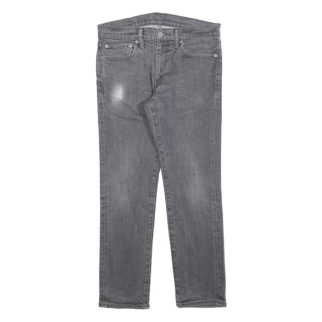 LEVI'S 511 Slim Mens Jeans Grey Slim Skinny Denim Medium W32 L27 Zip