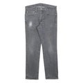 LEVI'S 511 Slim Mens Jeans Grey Slim Skinny Denim Medium W32 L27 Zip
