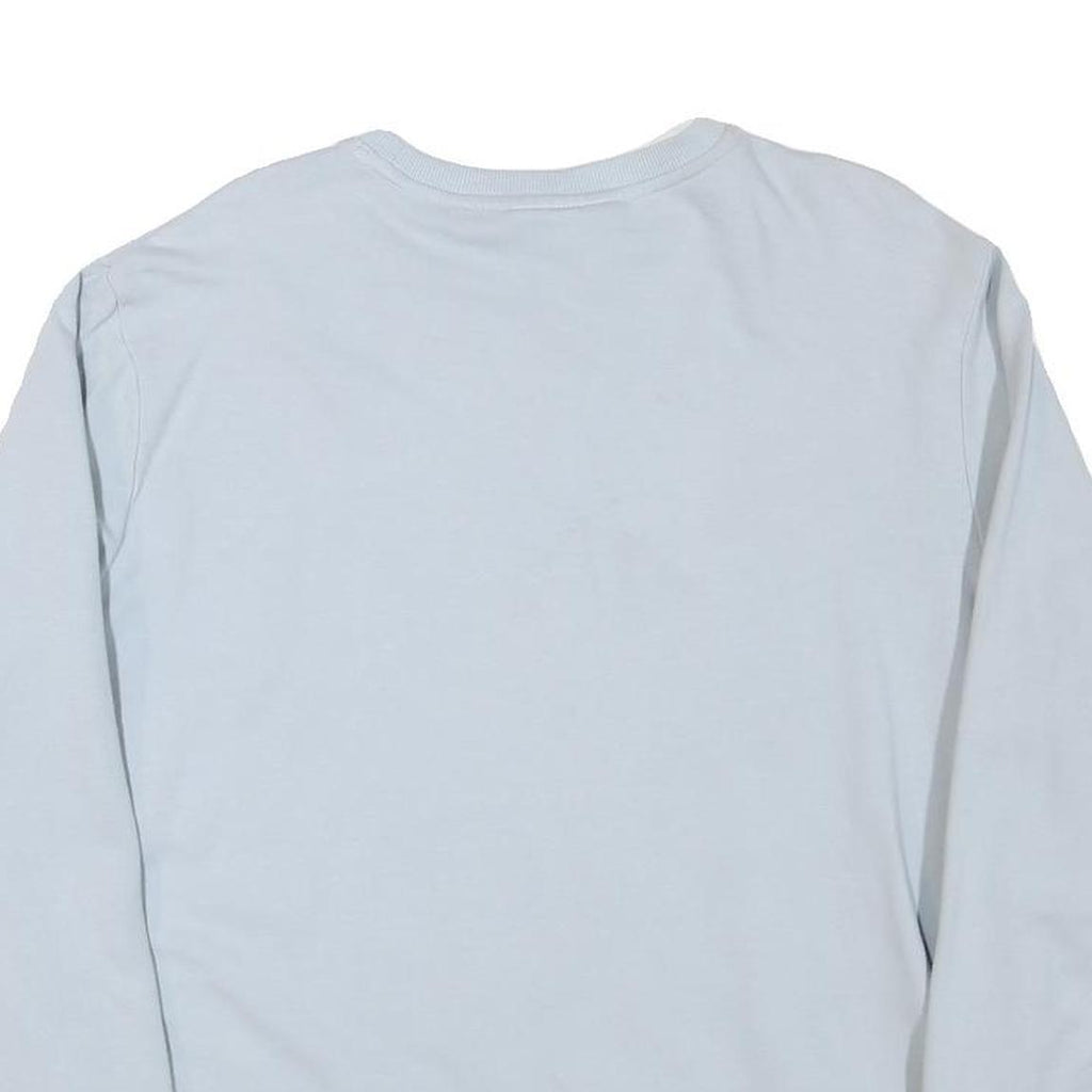 FILA Mens Blue Crew Neck XL Cotton Blend Pullover Sweatshirt Minimal Logo