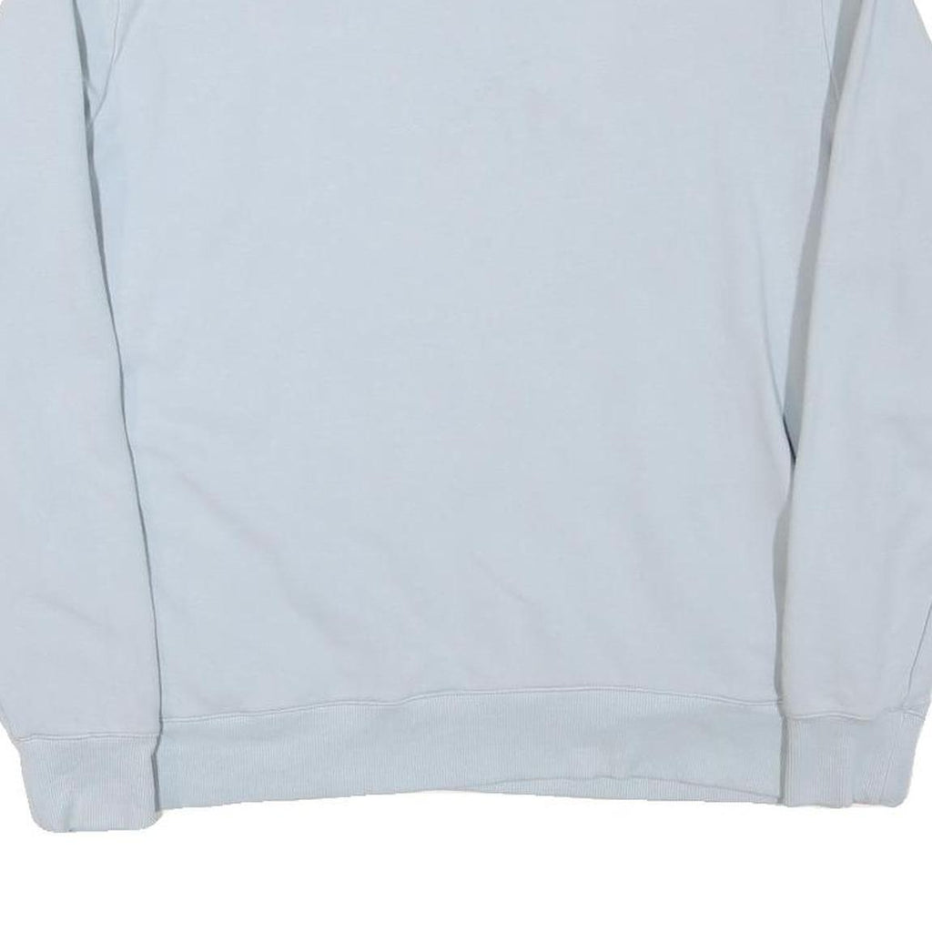 FILA Mens Blue Crew Neck XL Cotton Blend Pullover Sweatshirt Minimal Logo