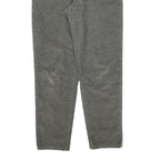 LEVI'S Womens Grey Cotton Blend Regular Straight Trousers W30 L30 Classic Zip