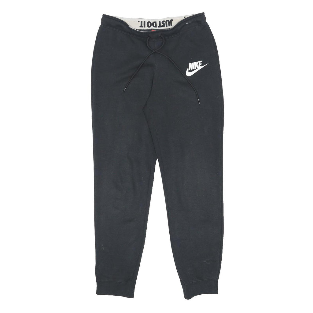 NIKE Mens Joggers Black M W28 L28 Slim Tapered Cotton Blend Casual Wear
