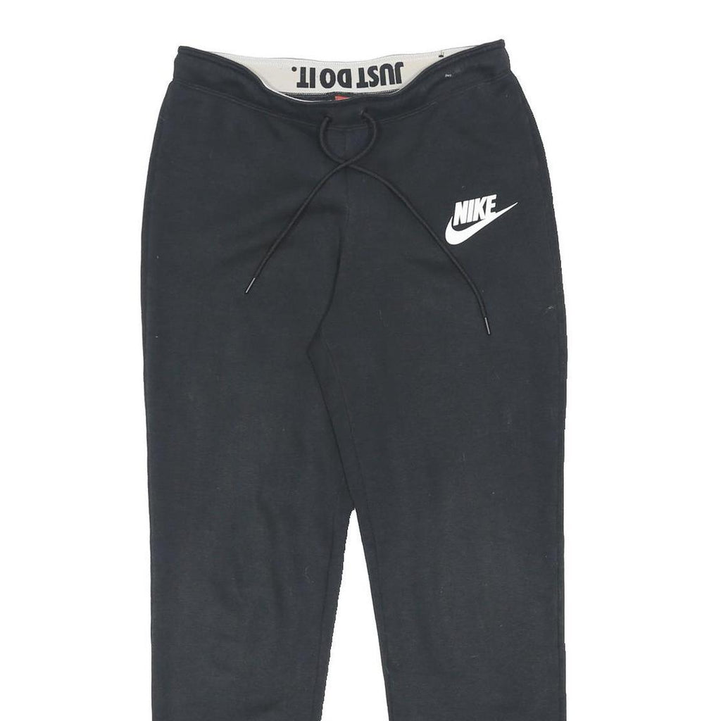 NIKE Mens Joggers Black M W28 L28 Slim Tapered Cotton Blend Casual Wear