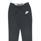NIKE Mens Joggers Black M W28 L28 Slim Tapered Cotton Blend Casual Wear