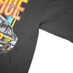 MILLER Mens Black Rusty Wallace Graphic T-Shirt M Short Sleeve Crew Neck Racing