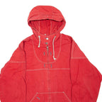 OUTERWEAR Mens Jacket Red Hooded L