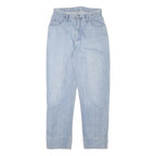 TEDDYS Womens Jeans Blue Relaxed Straight Denim Light W29 L30 Classic Casual Zip