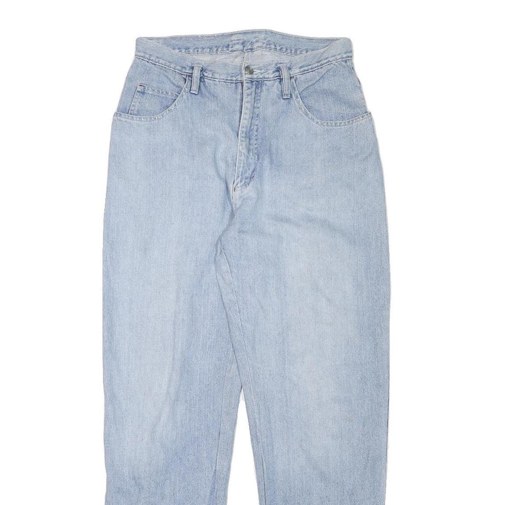 TEDDYS Womens Jeans Blue Relaxed Straight Denim Light W29 L30 Classic Casual Zip