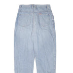 TEDDYS Womens Jeans Blue Relaxed Straight Denim Light W29 L30 Classic Casual Zip