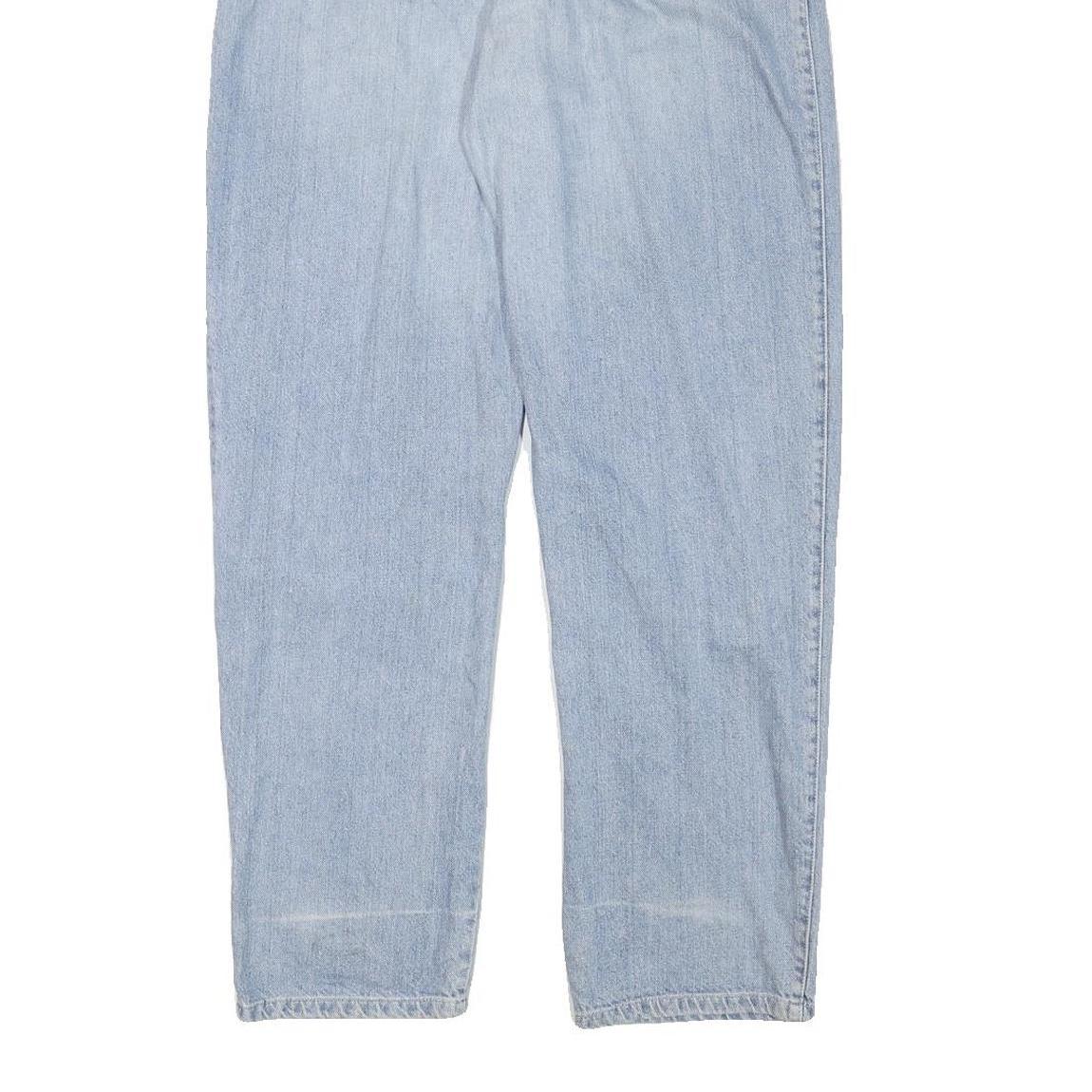 TEDDYS Womens Jeans Blue Relaxed Straight Denim Light W29 L30 Classic Casual Zip