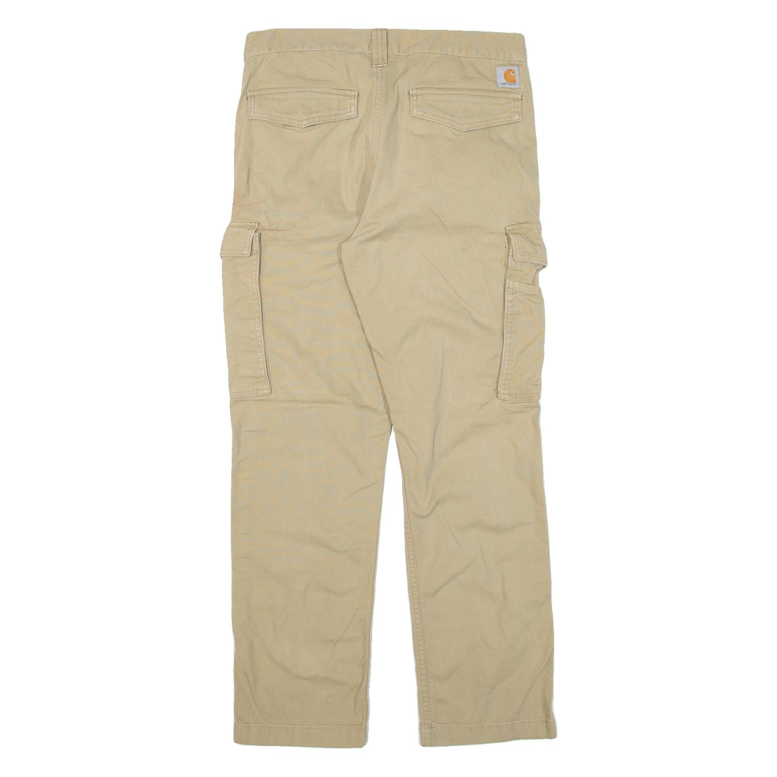 CARHARTT Cargo Workwear Mens Trousers Beige Relaxed Straight W31 L30