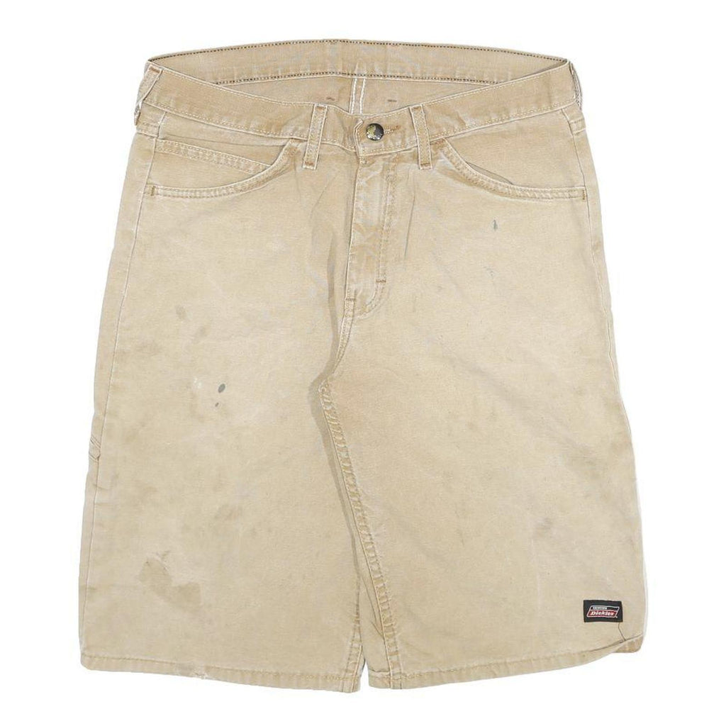 DICKIES Mens Shorts Beige Casual XL W32 Heavy Duty Workwear Cotton Blend