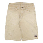 DICKIES Mens Shorts Beige Casual XL W32 Heavy Duty Workwear Cotton Blend