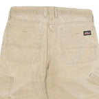 DICKIES Mens Shorts Beige Casual XL W32 Heavy Duty Workwear Cotton Blend