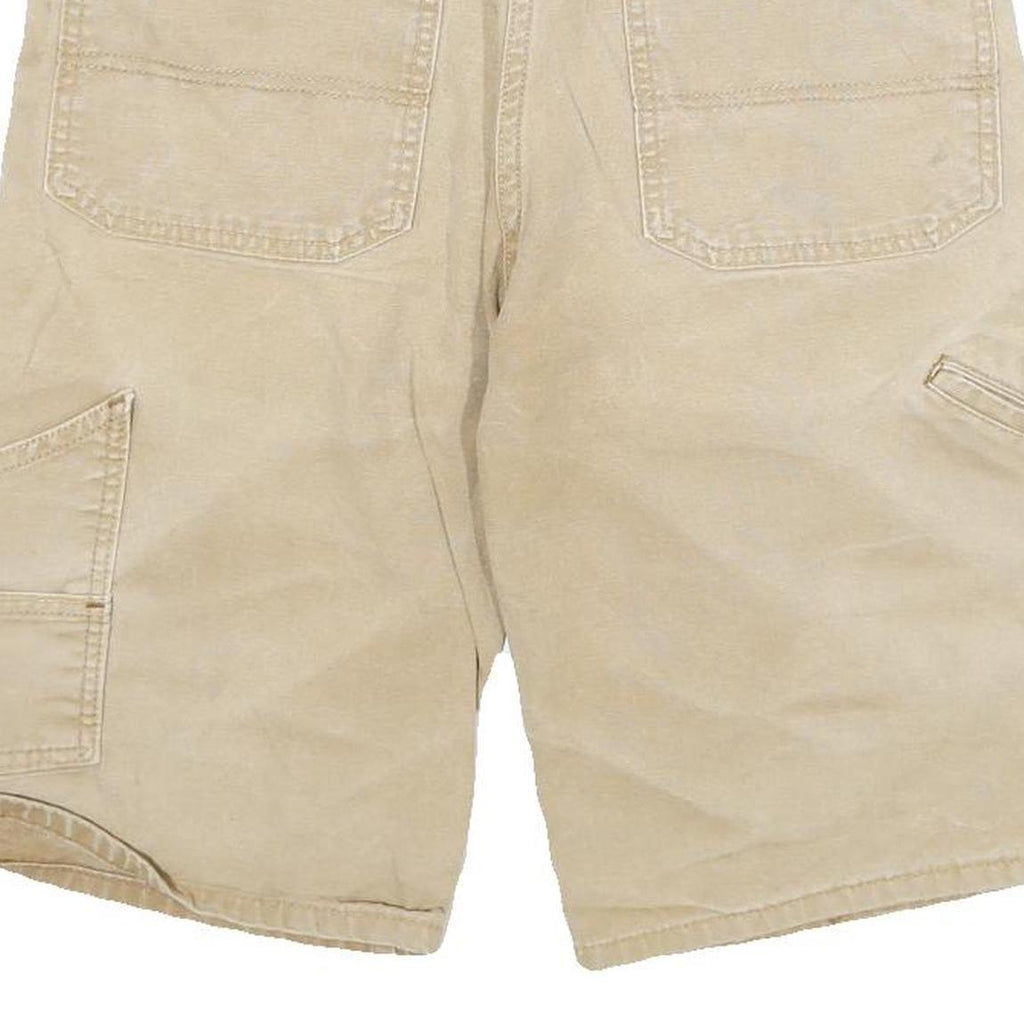 DICKIES Mens Shorts Beige Casual XL W32 Heavy Duty Workwear Cotton Blend