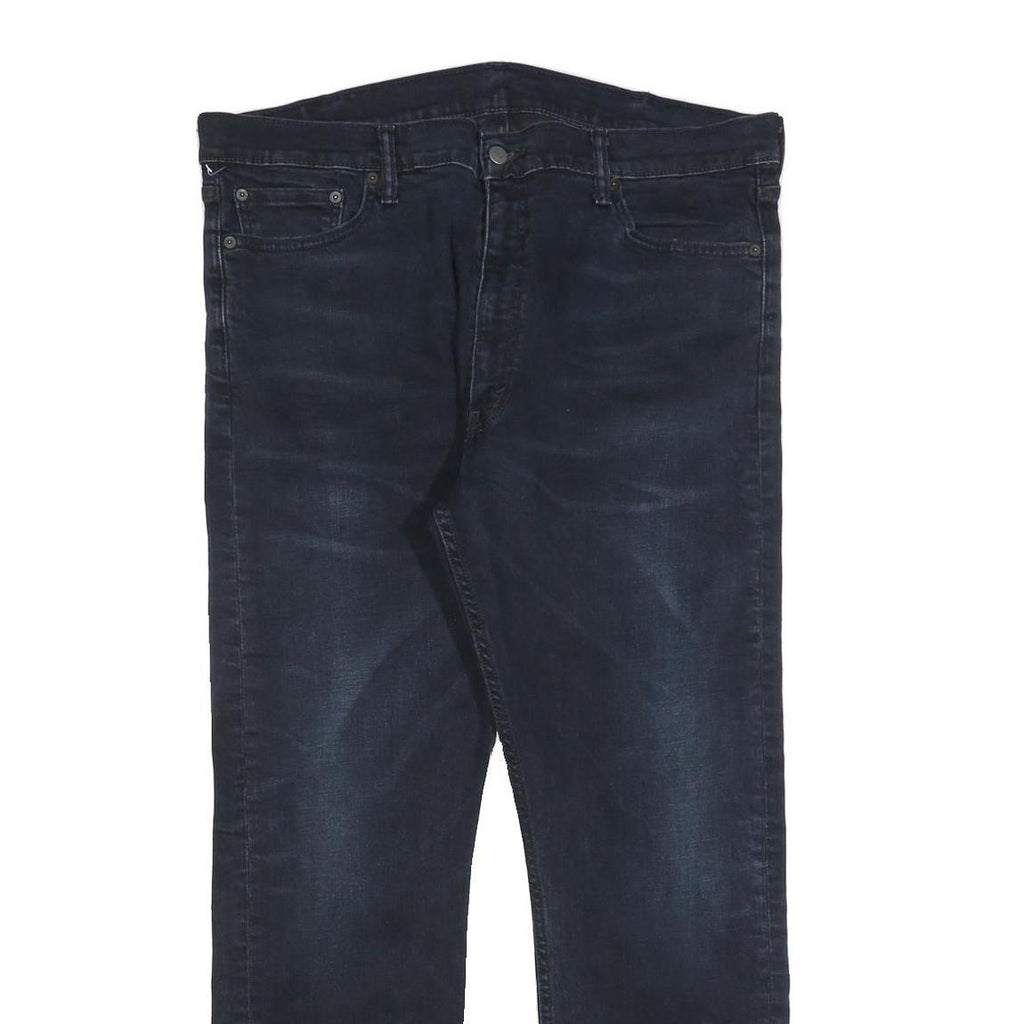 LEVI'S 513 Mens Jeans Blue Regular Straight Denim Medium W40 L30 Classic Fit Zip