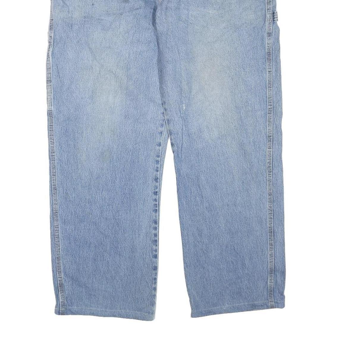 DICKIES Mens Jeans Blue Regular Straight Denim Medium W40 L28 Workwear