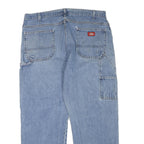 DICKIES Mens Jeans Blue Regular Straight Denim Medium W40 L28 Workwear