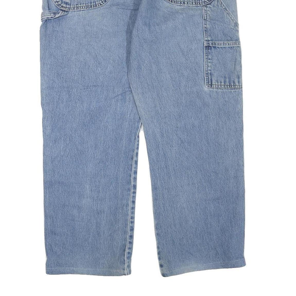 DICKIES Mens Jeans Blue Regular Straight Denim Medium W40 L28 Workwear