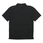 CARHARTT Mens Black Short Sleeve Plain S Polo Shirt Workwear Pocket Logo