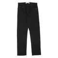 LEVI'S 502 Womens Jeans Black Regular Tapered W29 L31