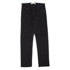 LEVI'S 502 Womens Jeans Black Regular Tapered W29 L31