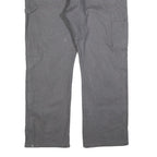 DICKIES Mens Cotton Blend Grey Relaxed Straight Trousers W38 L30 Workwear