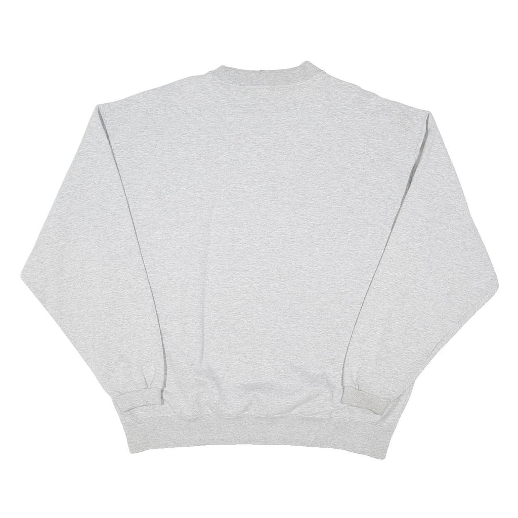 NIKE Mens Grey Ohio State Crew Neck L Sweatshirt Cotton Blend Pullover