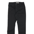 LEVI'S Womens Slim Slim Black Denim Jeans W26 L26 Stylish Zip Closure