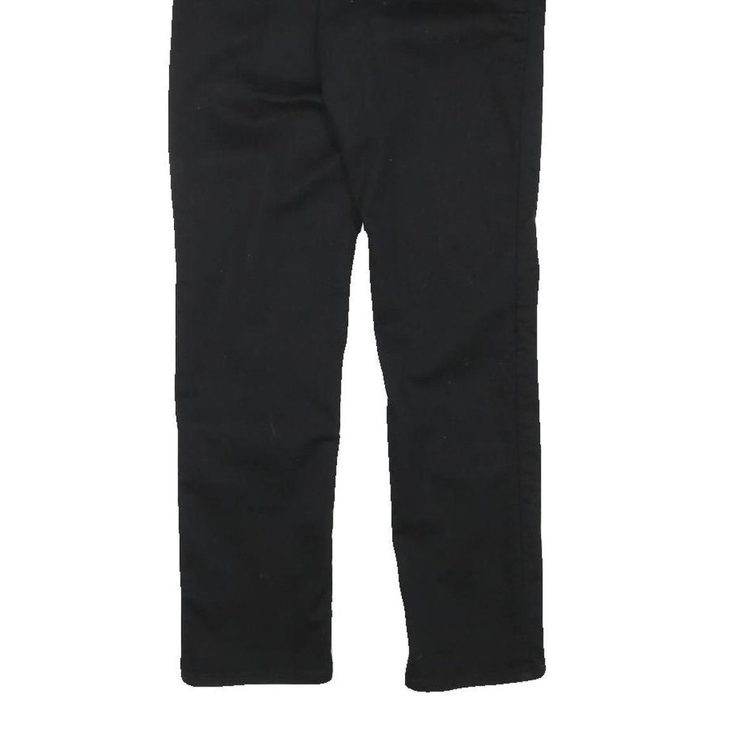 LEVI'S Womens Slim Slim Black Denim Jeans W26 L26 Stylish Zip Closure