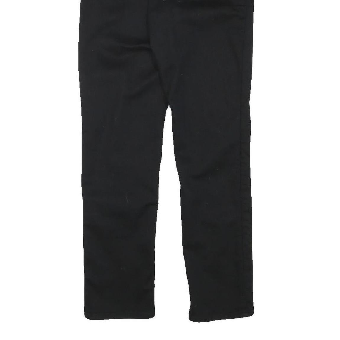 LEVI'S Womens Slim Slim Black Denim Jeans W26 L26 Stylish Zip Closure