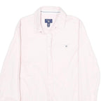 GANT Womens Pink Shirt UK 10 Cotton Blend Button Down Long Sleeve Fitted
