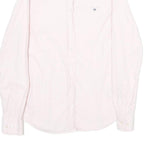 GANT Womens Pink Shirt UK 10 Cotton Blend Button Down Long Sleeve Fitted
