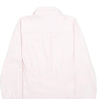 GANT Womens Pink Shirt UK 10 Cotton Blend Button Down Long Sleeve Fitted