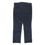 CALVIN KLEIN JEANS Mens Cotton Blend Navy Regular Fit Straight Trousers W33 L29