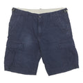 CARHARTT Mens Cotton Blend Navy Blue Cargo Shorts M W32 Workwear Casual