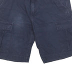 CARHARTT Mens Cotton Blend Navy Blue Cargo Shorts M W32 Workwear Casual