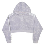 ADIDAS ORIGINALS Womens Grey Hoodie UK 4