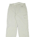 5C Mens Polyester Blend Beige Regular Zip Trousers Cargo Pocket W30 L30