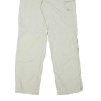 5C Mens Polyester Blend Beige Regular Zip Trousers Cargo Pocket W30 L30