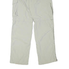 5C Mens Polyester Blend Beige Regular Zip Trousers Cargo Pocket W30 L30