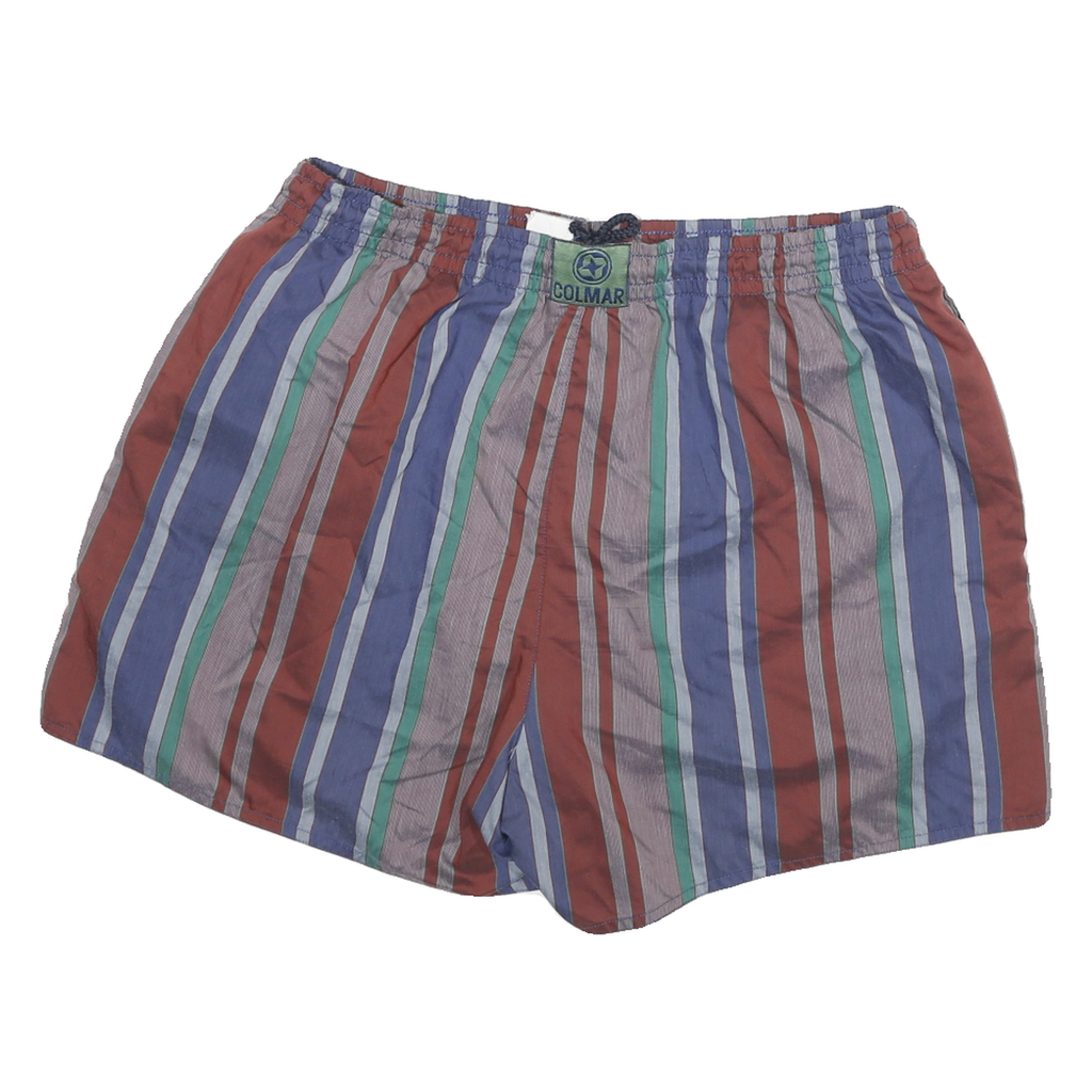 COLMAR Mens Shorts Multi Colour Striped Casual L W30 Lightweight