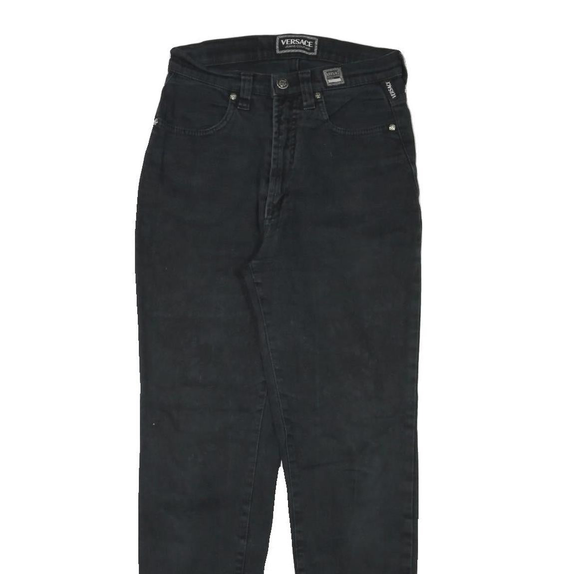 VERSACE JEANS COUTURE Womens Jeans Black Slim Skinny Denim W25 L28 Fashion